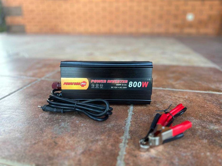 Преобразователь 12-220v 800w с автоматикой для котлов и насосов