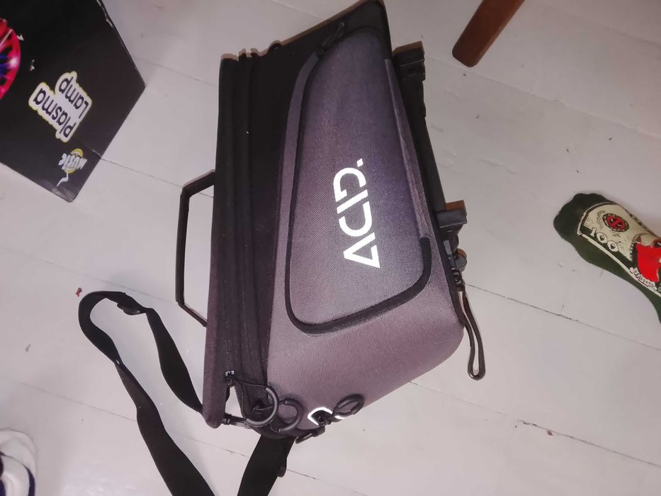 torba rowerowa Cube Acid Trunk 8+7 Rllink Pannier Bag Czarny Szary
