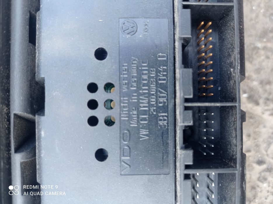 Блок управления климатом, печкой. Вольксваген Пассат б5. Разборка