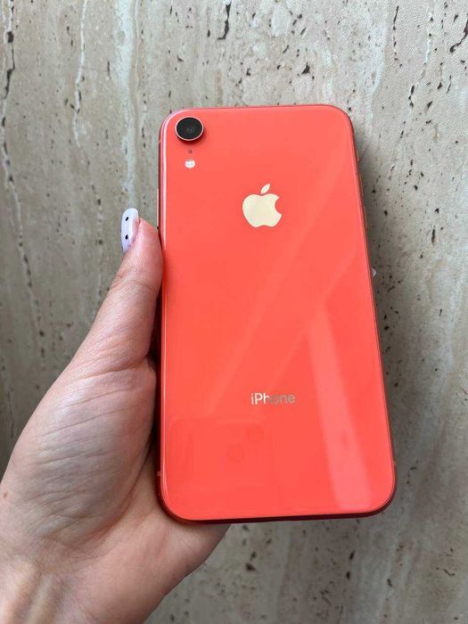 iPhone XR 128GB Coral | ідеальний стан |100% батарея | Без дефектів| iPhone Оригінал| Недорого| Айфон| Яскравий