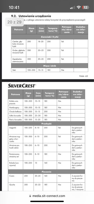 Frytkownica na gorące powietrze