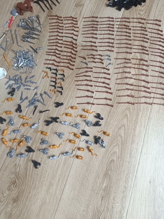 Elementy kompatybilne z lego broń, piraci, solidne, strzelba,szabla