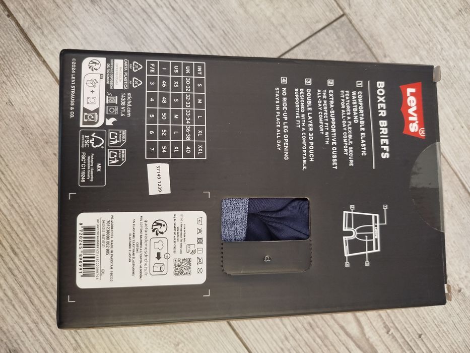 Bokserki Levi's 3-pak XXL