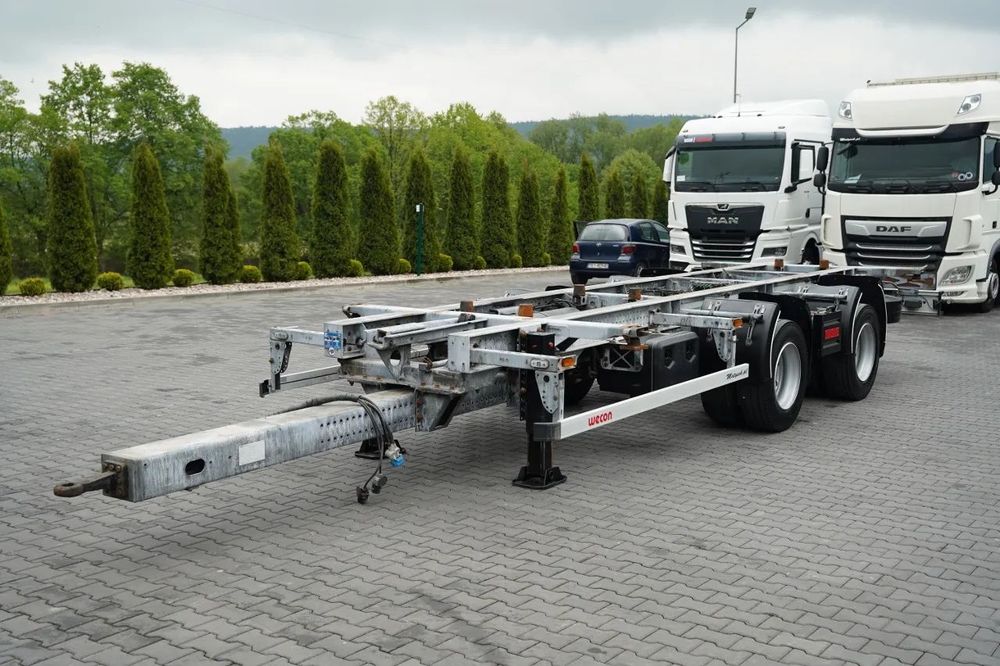 Wecon PRZYCZEPA TANDEM / BDF / 7,15 , 7,45 , 7,82 M / DO PRZEWOZU KONTENERÓW
