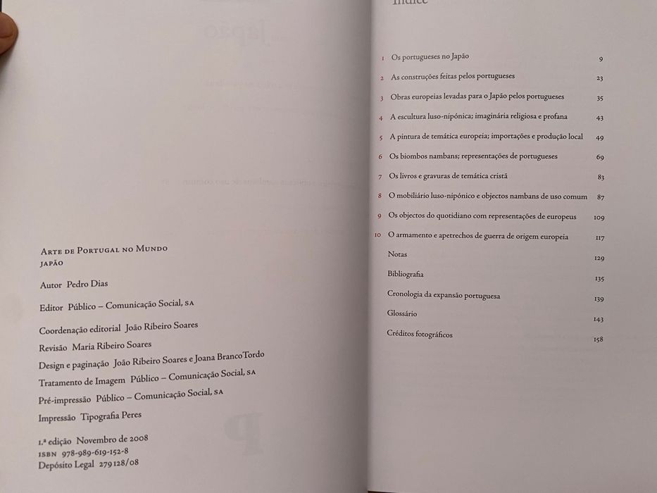 Livro Arte de Portugal no mundo - Japão