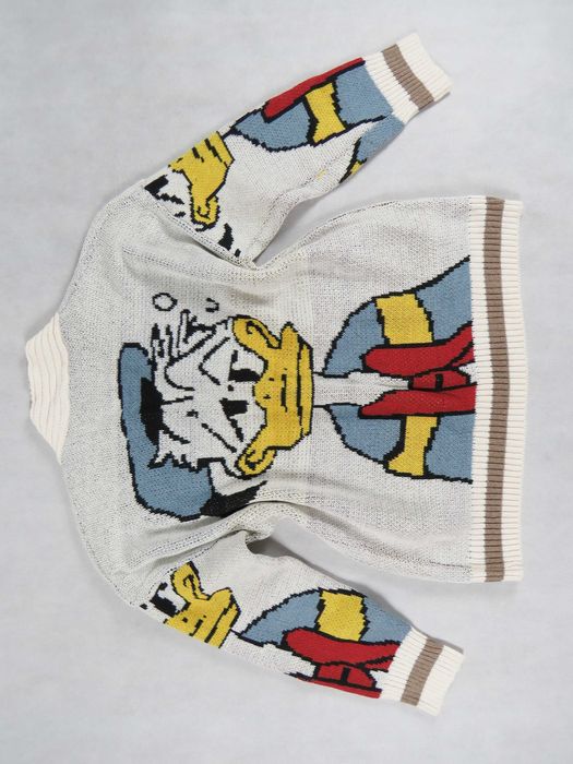 nowy sweter z Donaldem L-XL kardigan z kaczorem Donaldem