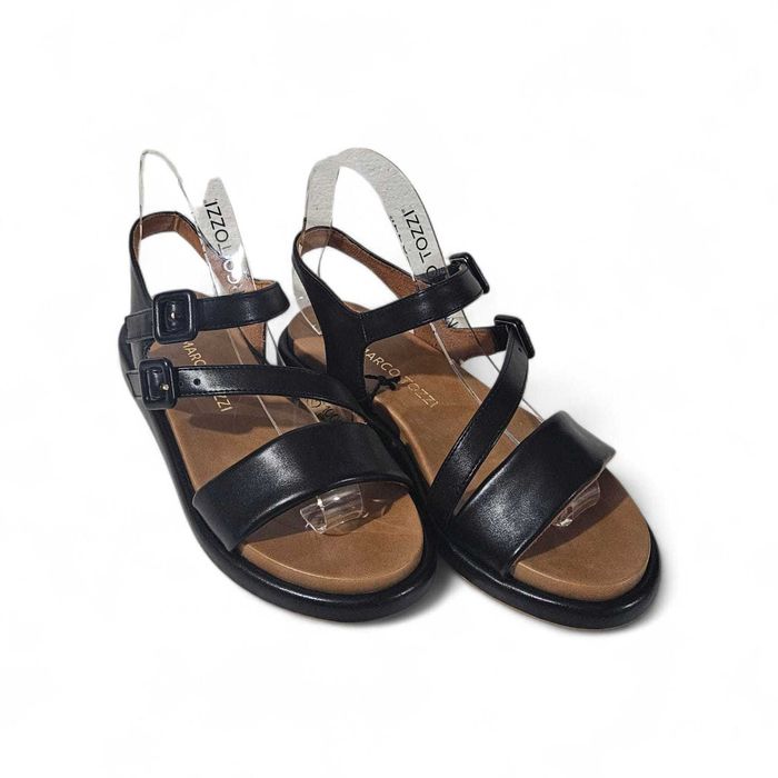 Nowe, damskie sandały Marco Tozzi, kolor black, rozmiar 37, 28425