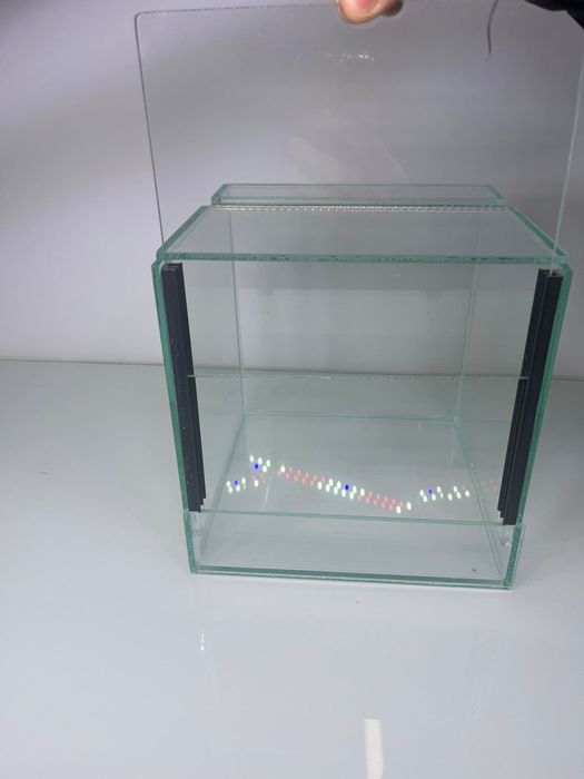 Terrarium gilotyna  25-25-25 szkło 4mm
