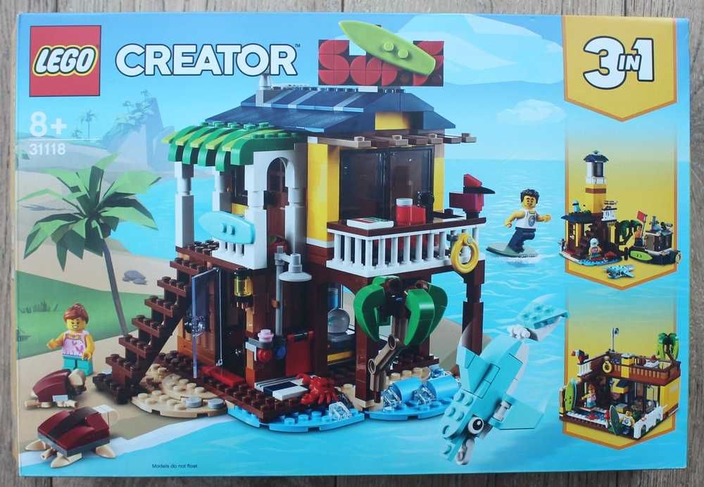 #komplet# Lego 31118 Domek surferów na plaży Creator Trójmiasto