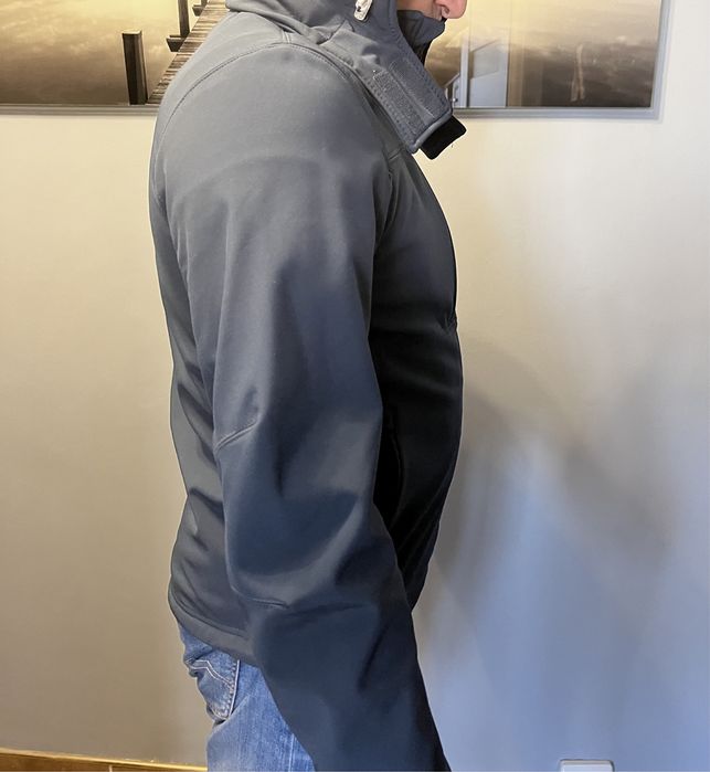 Bluza z kapturem, softshell wiatroodprna ciepła razmiar M