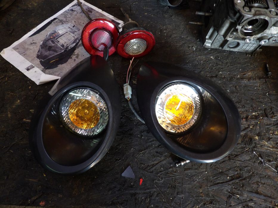 lampy tył tylne komplet microcar mgo