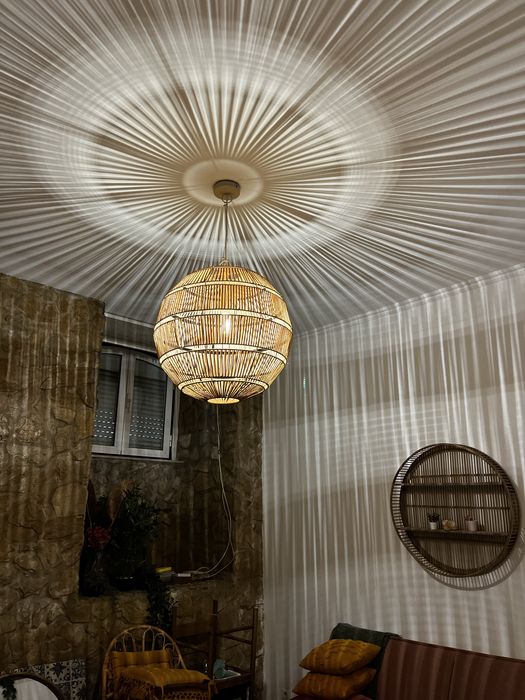 Candeeiro de teto verga