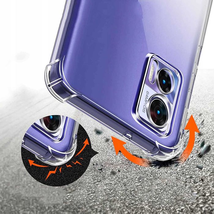 Etui Anti-Shock do Motorola Edge 30 Neo + Szkło Hartowane