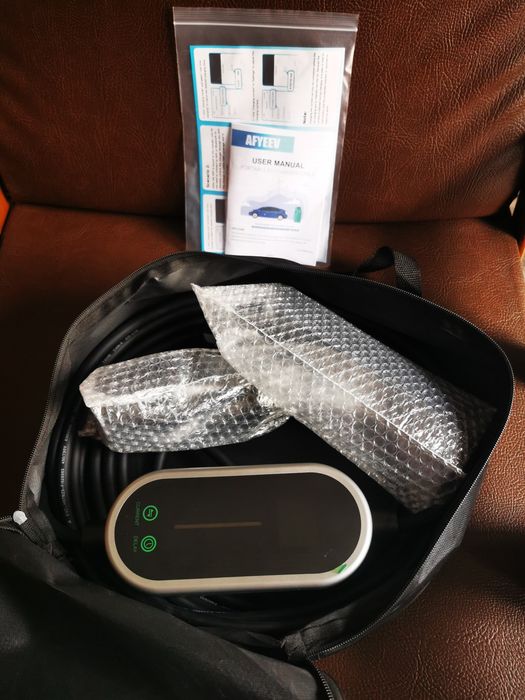 Carregador portátil para veículos eléctricos 3.6Kw e cabo com extensão de 10 metros