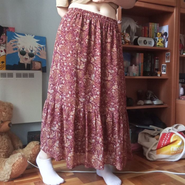 Довга хіппі спідниця