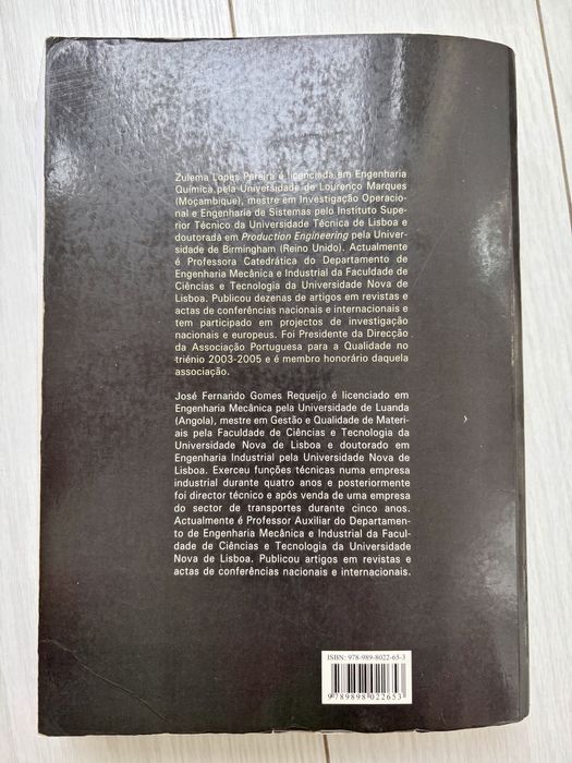 Livro Qualidade: Planeamento e Controlo Estatistico de Processos