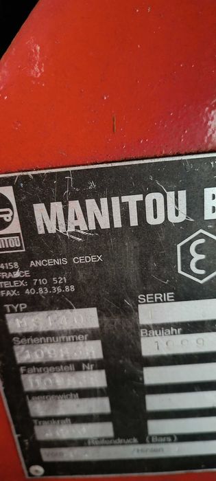 Wózek widłowy terenowy Manitou Msi40