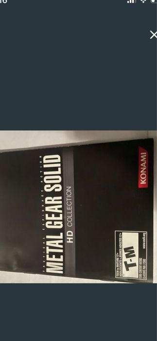 Manual jogo Ps3 Metal Gear Solid HD Collection
