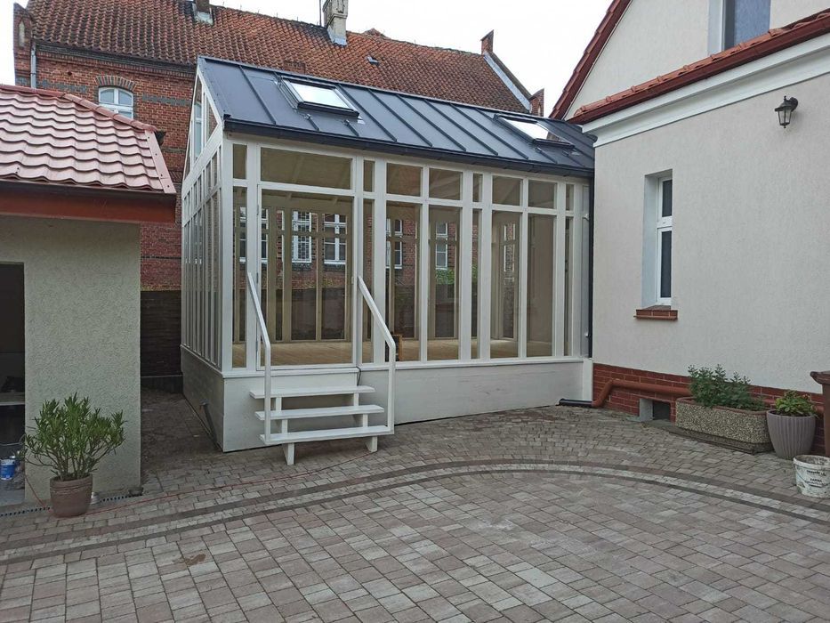 Ogród Zimowy/Oranżeria/Zabudowa Tarasu/Na Wymiar/Drewno BSH