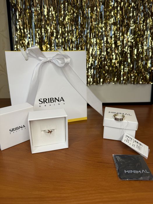 Каблучка срібна /  браслет 925