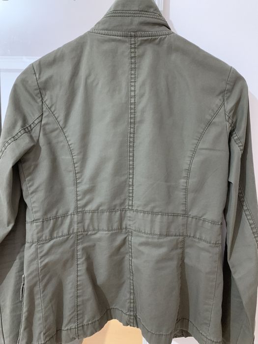 Casaco de sarja verde seco