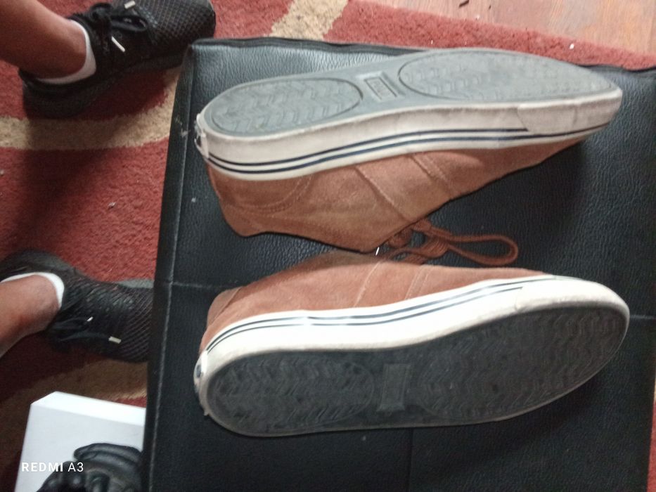Sapatos polo em bom estado