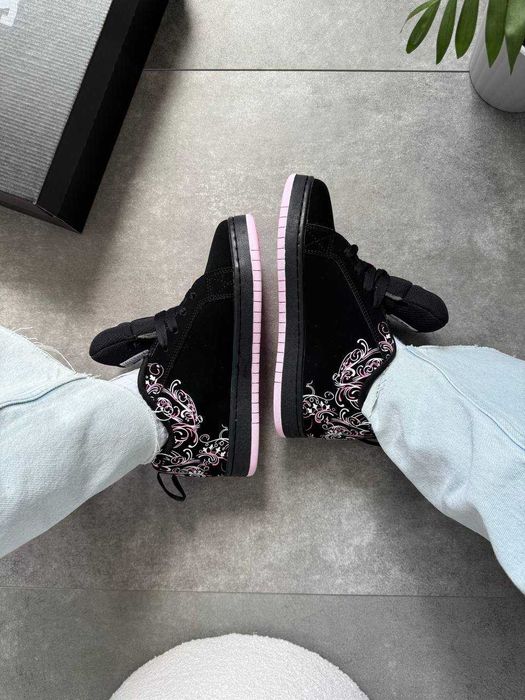 Жіночі кросівки DC Court Graffik "Black Pink Sabbath" Розміри 36-41