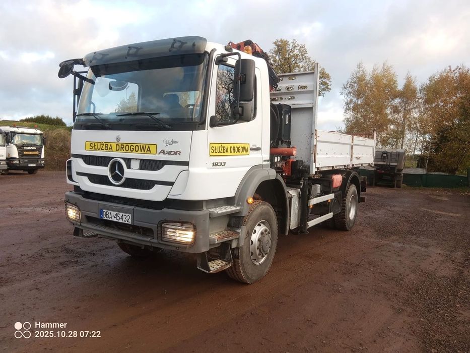 Mercedes-Benz Acsor 4x4  / HDS Wywrotka Atego Actros Man