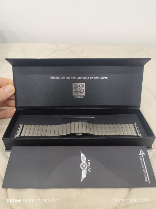 Bransoleta Aviato stalowa pasek do Apple Watch nowy