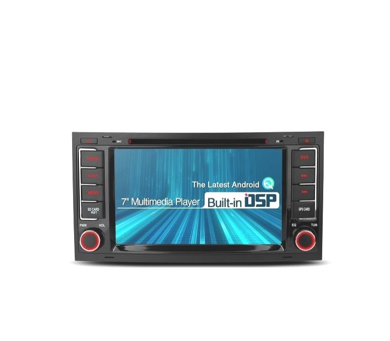 AUTO RÁDIO 7" ANDROID 12 OCTA-CORE MULTIMEDIA DVD GPS PARA VOLKSWAGEN VW TOUAREG MULTIVAN TRANSPORTER