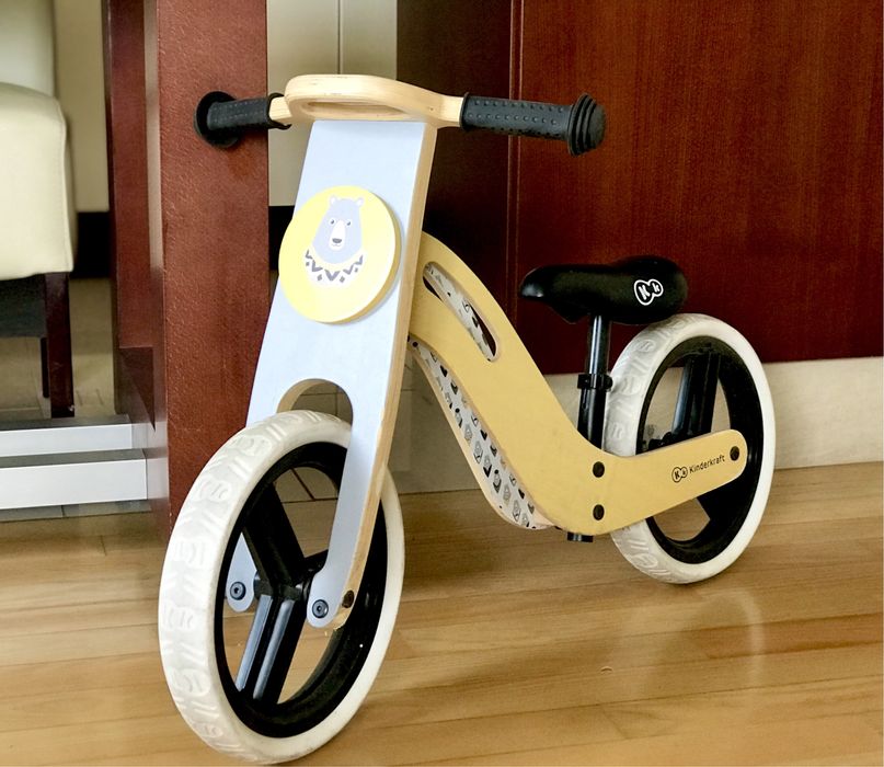 Rowerek biegowy drewniany Kinderkraft