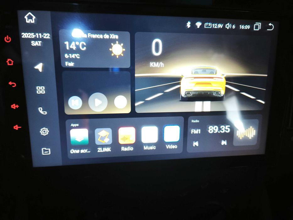 Sistema de som automóvel Android para Fiat Ducato