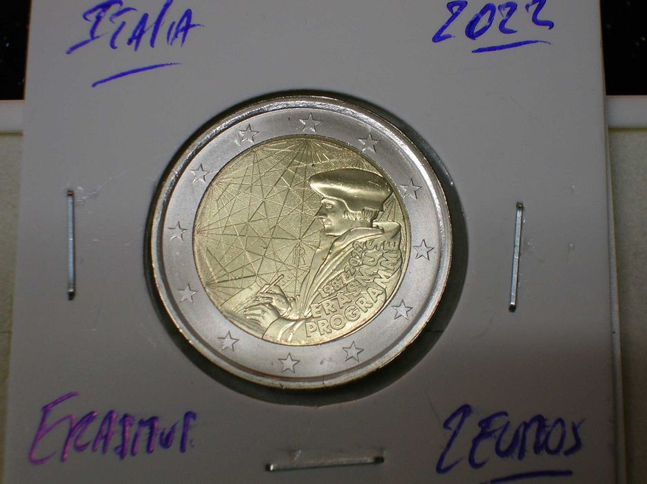 Itália / Moeda 2 euros - 2022 / Erasmus