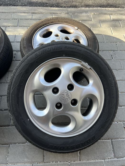 Jantes Originais Peugeot 14” + Pneus + Parafusos