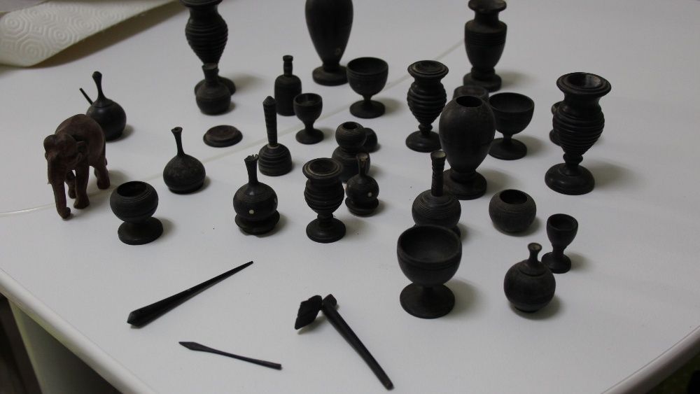 Peças de Pau Preto - Artesanato