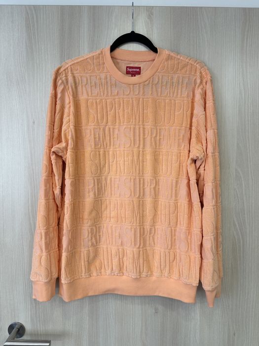 Оригінальний лонг Supreme Logo Stripe Terry розмір М