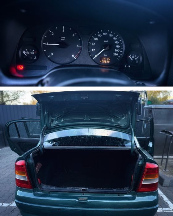 Автомобіль Opel Astra / 2001 рік / зеленого кольору