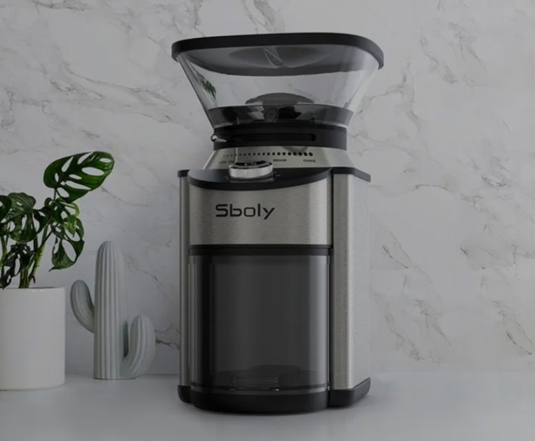 Młynek do kawy żarnowy automatyczny sobly 12 noży, 19