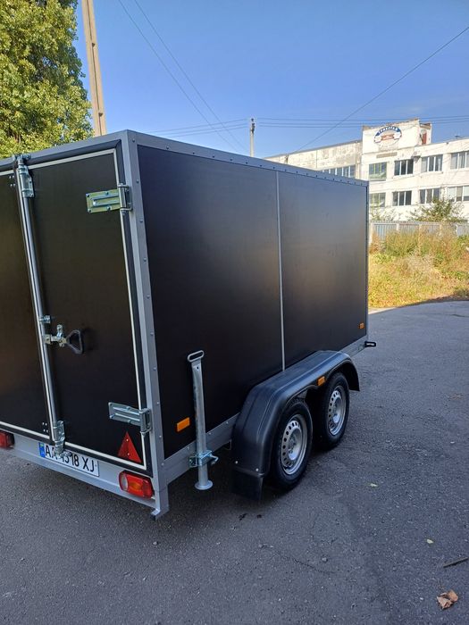 Причіп: причеп фургон 3200×1560×2000. Авто прицеп посилений легковий.