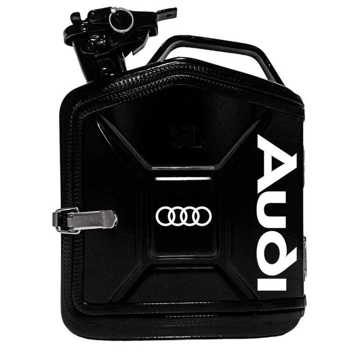 Мині бар каністра "Audi" з двома стаканами, сейф для алкоголя