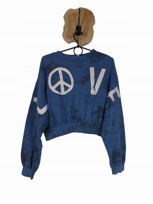 Bluza krótka H&M 38 M 10 z nadrukiem