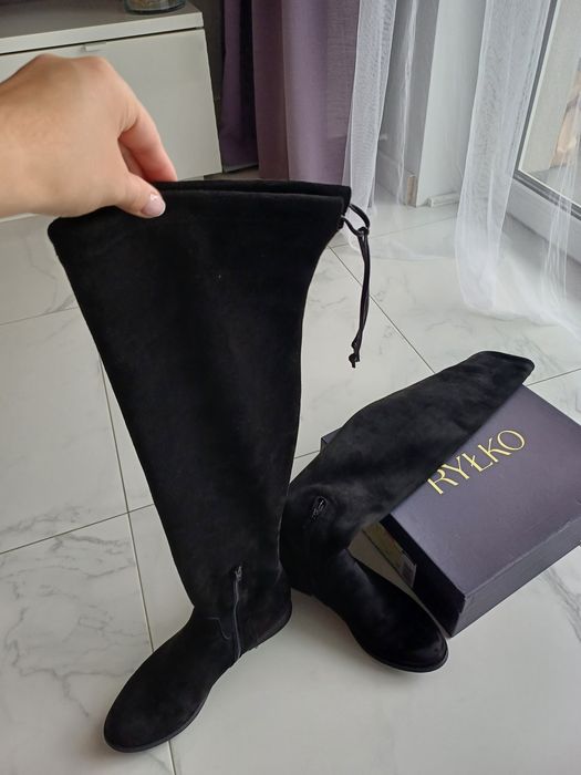 Czarne kozaki Ryłko 39