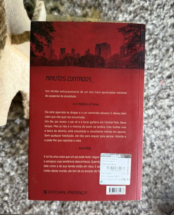 Livro Não Fujas Mais de Harlan Coben - como novo