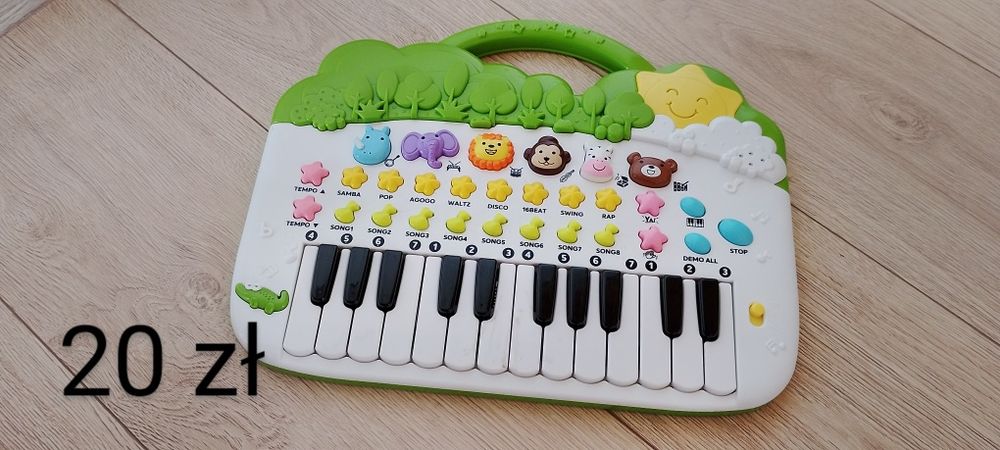 Pianinko interaktywne ze zwierzątkami