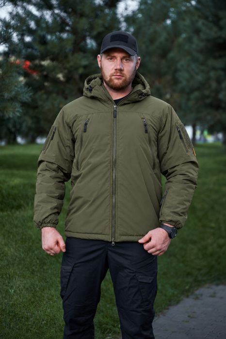 Тактична військова чоловіча зимова куртка Tactics Armor 2.0 Olive Олива