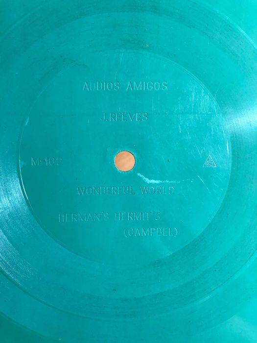 Pocztówka dźwiękowa PRL Jim Reeves Adios Amigos Wonderful World '60/70