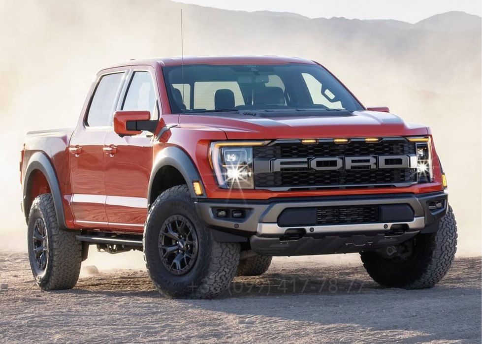Обвес Raptor 21+ Ford F150 Бампер Крылья Капот Крылья Арки Фары Фонари
