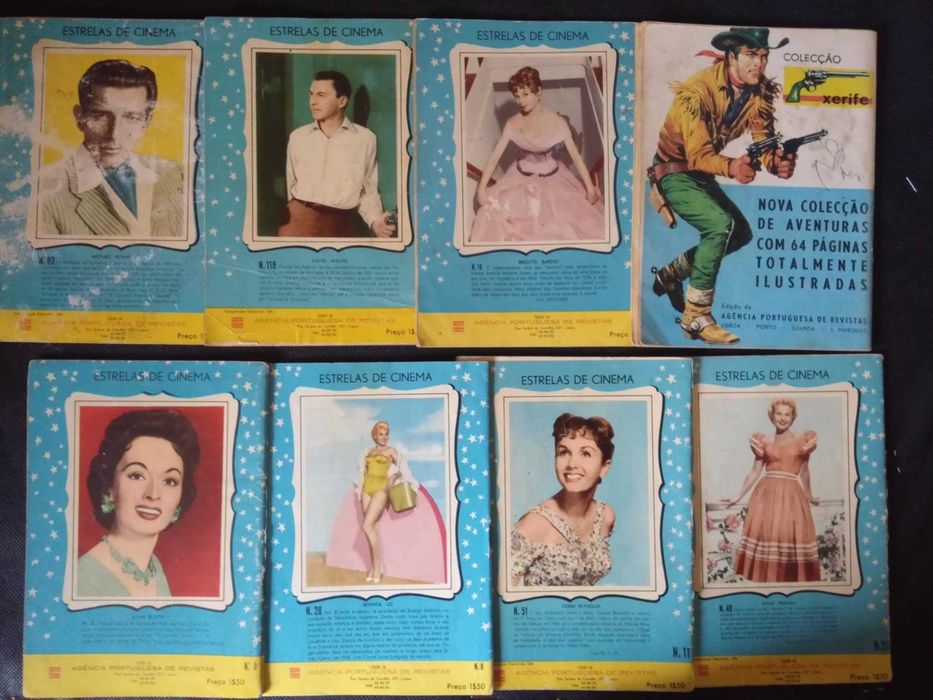 Revista Antigas Coleção Cinema.
