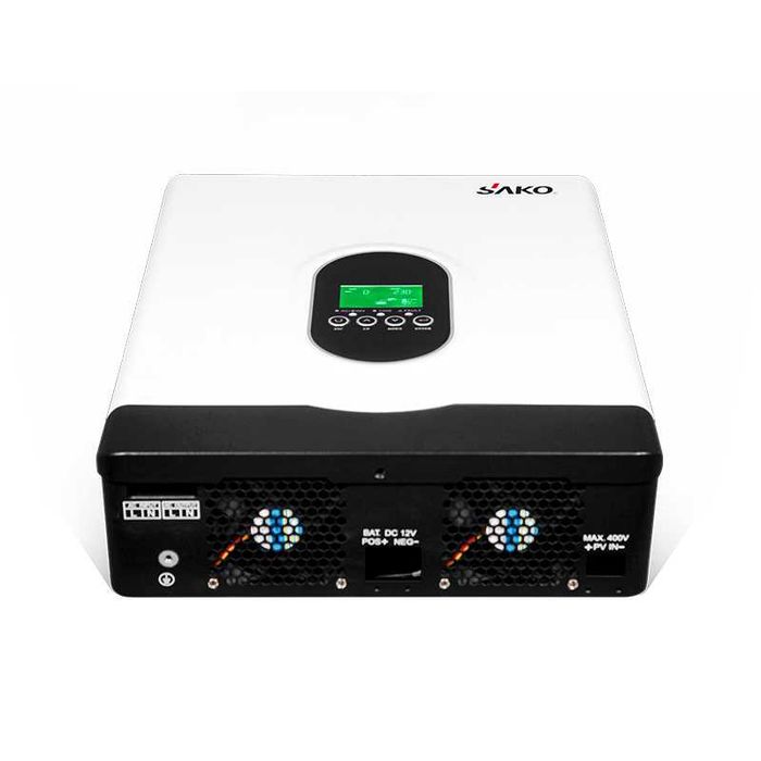 Гибридный инвертор SAKO E-SUN 3KVA/24V 2700Вт + Аккумулятор LiFePO₄ 2560Вт. Ritar 19"