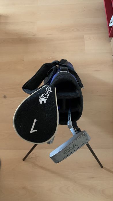 Júnior Cougar Saco de Golf + 4 Tacos + Bolas Cougar